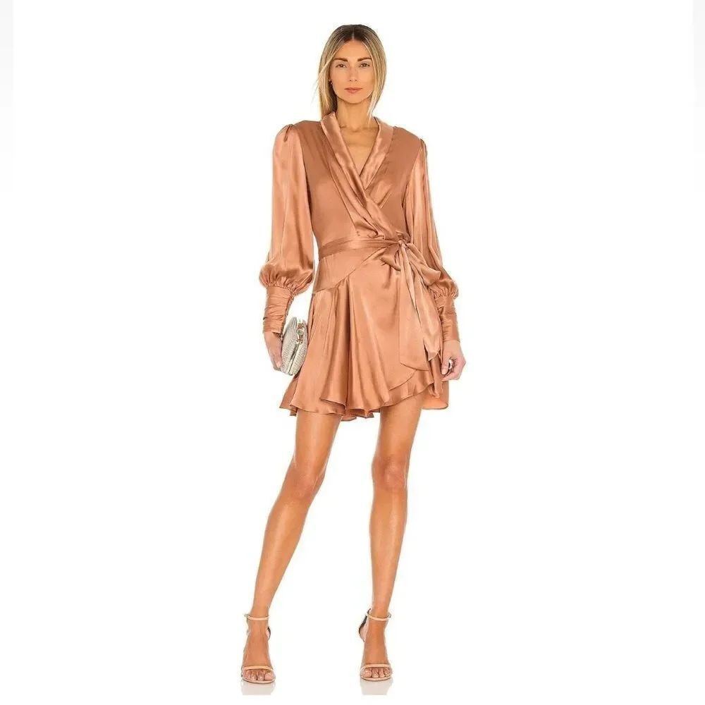 New Zimmermann wrap silk dress retail:$795+ #2